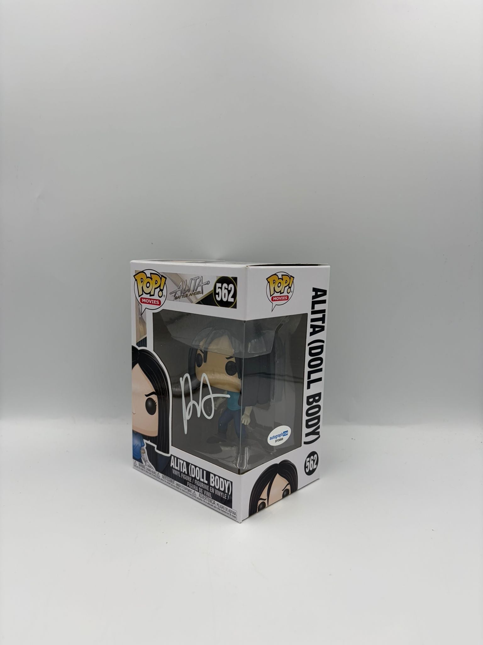 Alita (Doll Body) - #562 - Alita Battle Angel - Signed By Rosa Salazar - Autographcoa Certified Funko Pop!