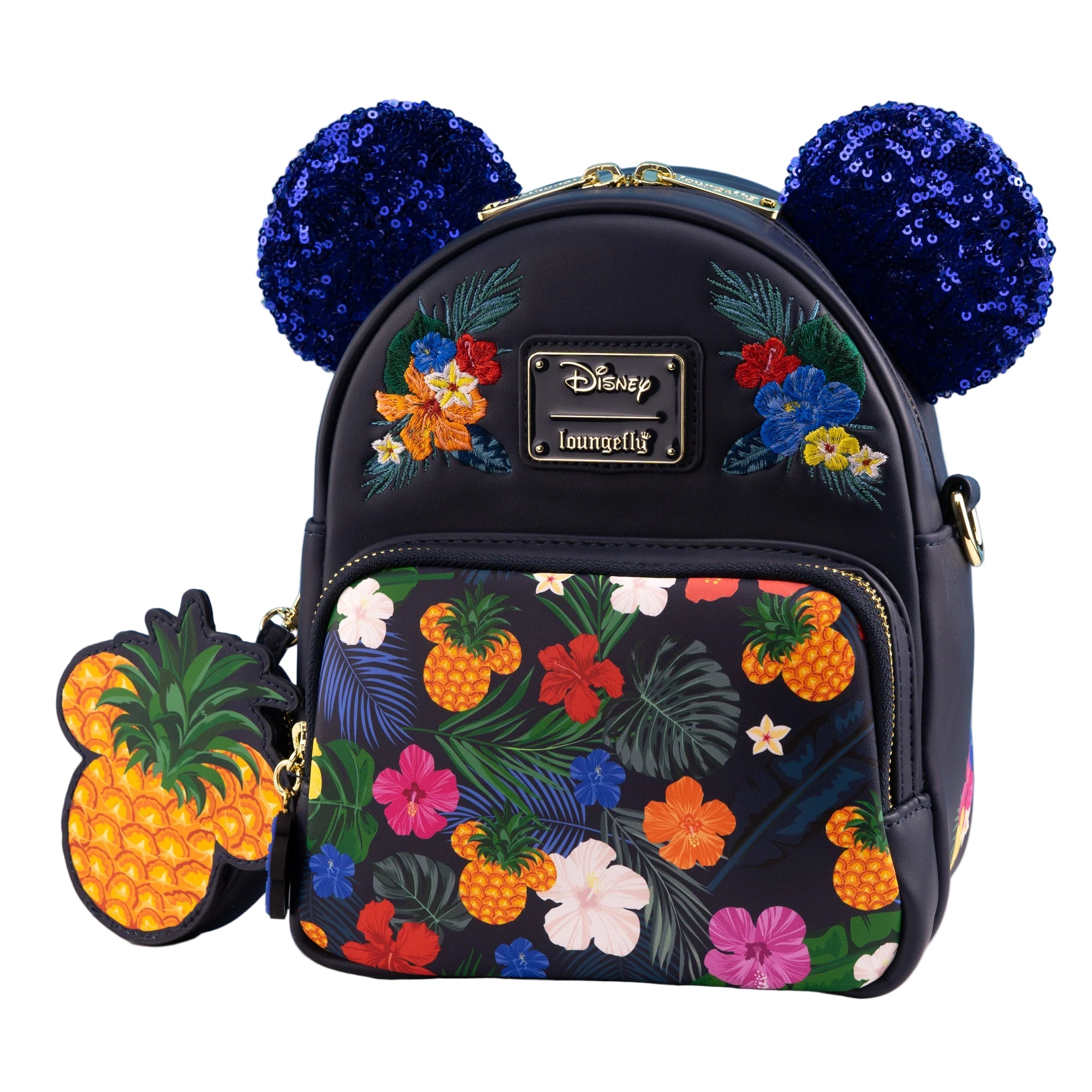 Disney Tropical Mickey Convertible Mini Backpack- Loungefly