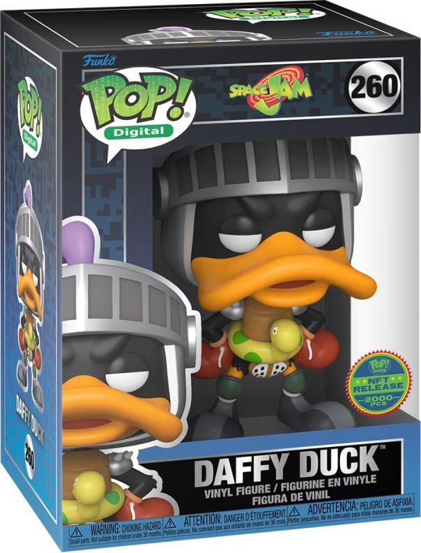 Daffy Duck - #260 - Funko Pop! - Digital - Space Jam - Release 2000 PCS