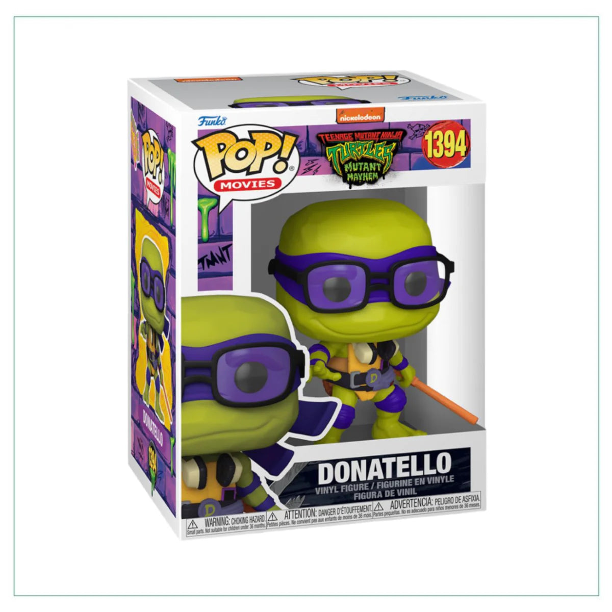 Donatello - #1394  - Funko Pop! -Movies - Teenage Mutant Hero Turtles