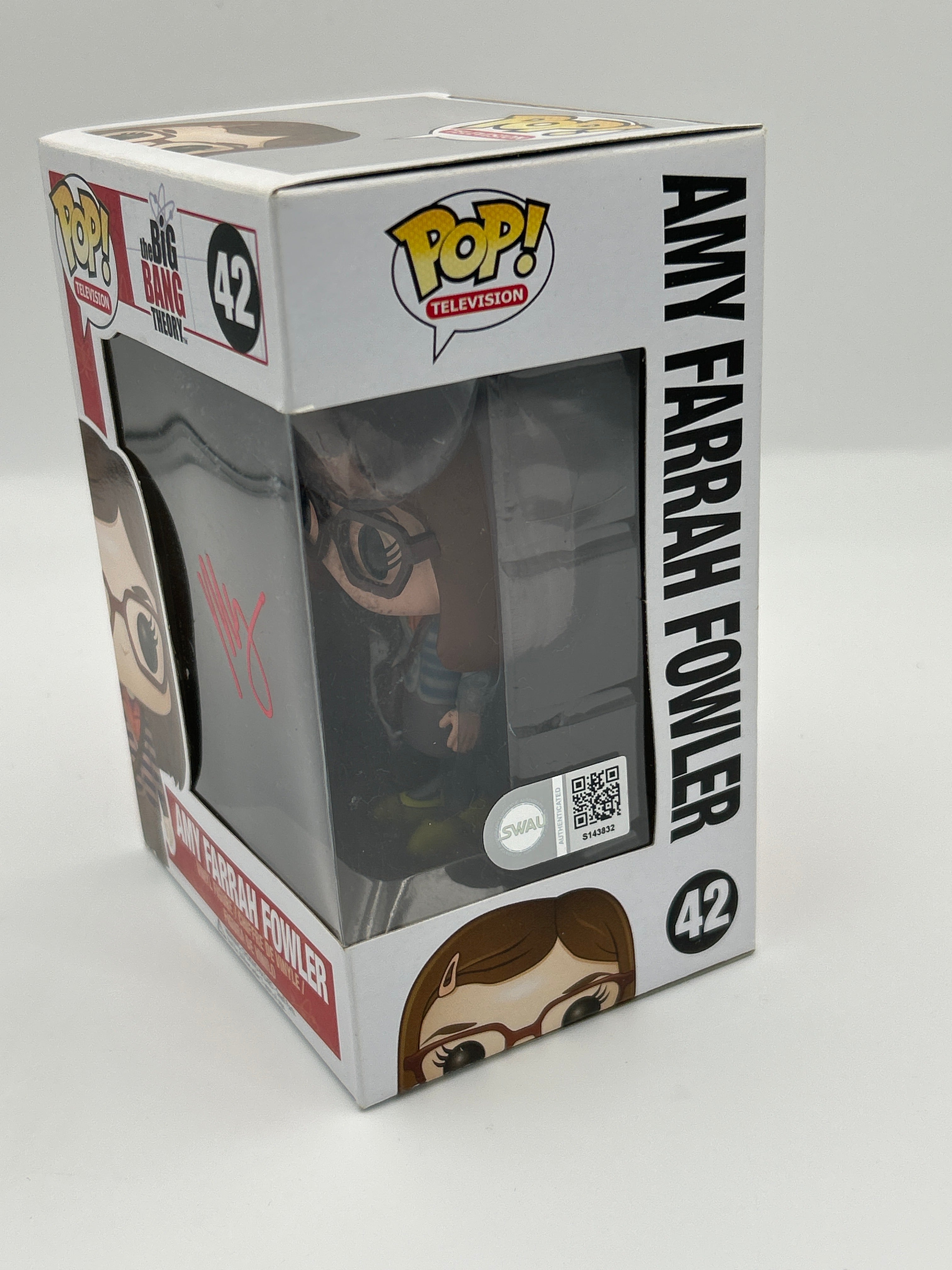 Amy Farrah Fowler - #42 - Funko Pop! - Big Bang Theory - Signed By Mayim Bialik - Certified Pop!