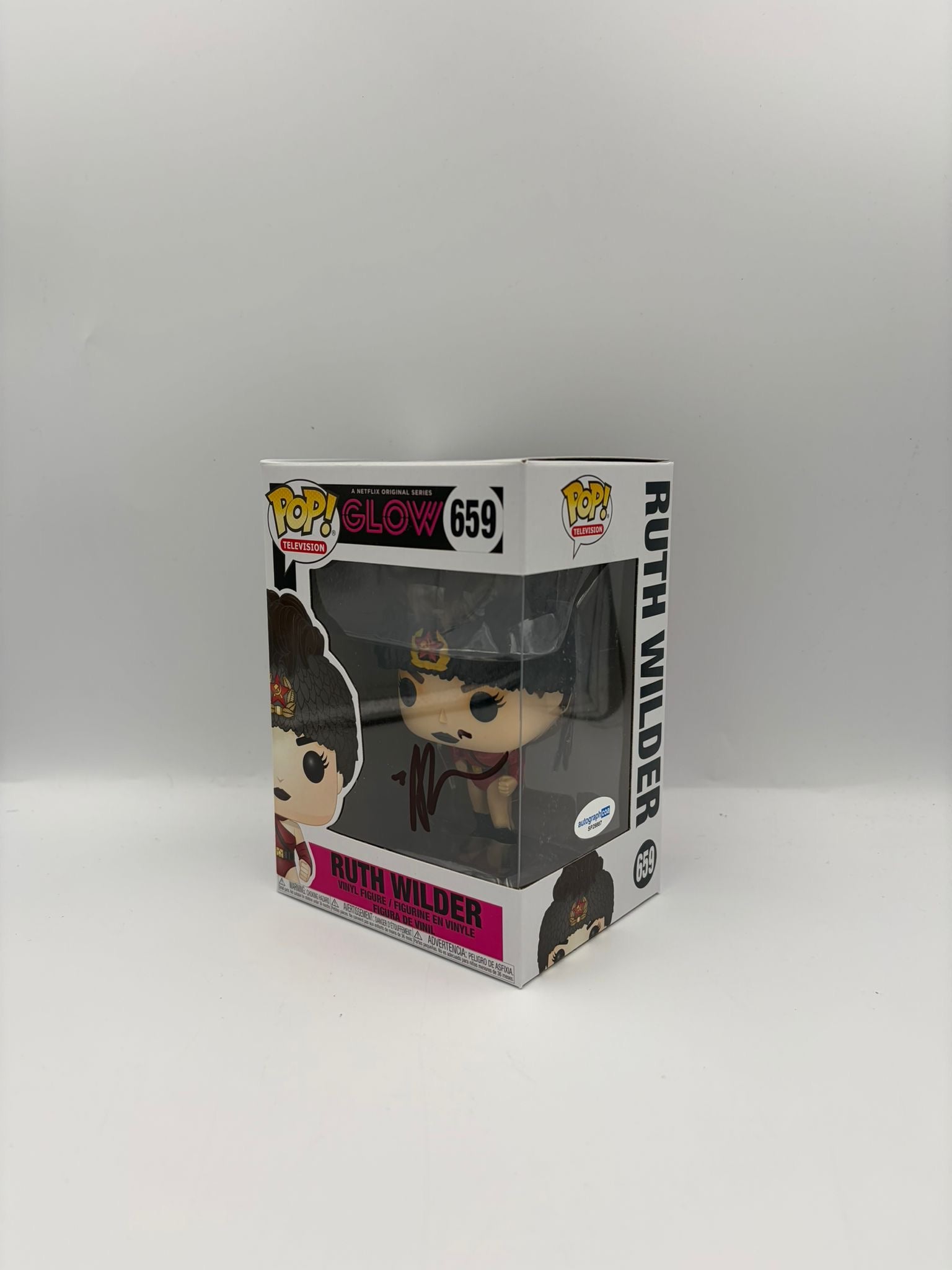 Ruth Wilder - #659 - Glow - Signed By Alison Brie - Autographcoa Certified Funko Pop!