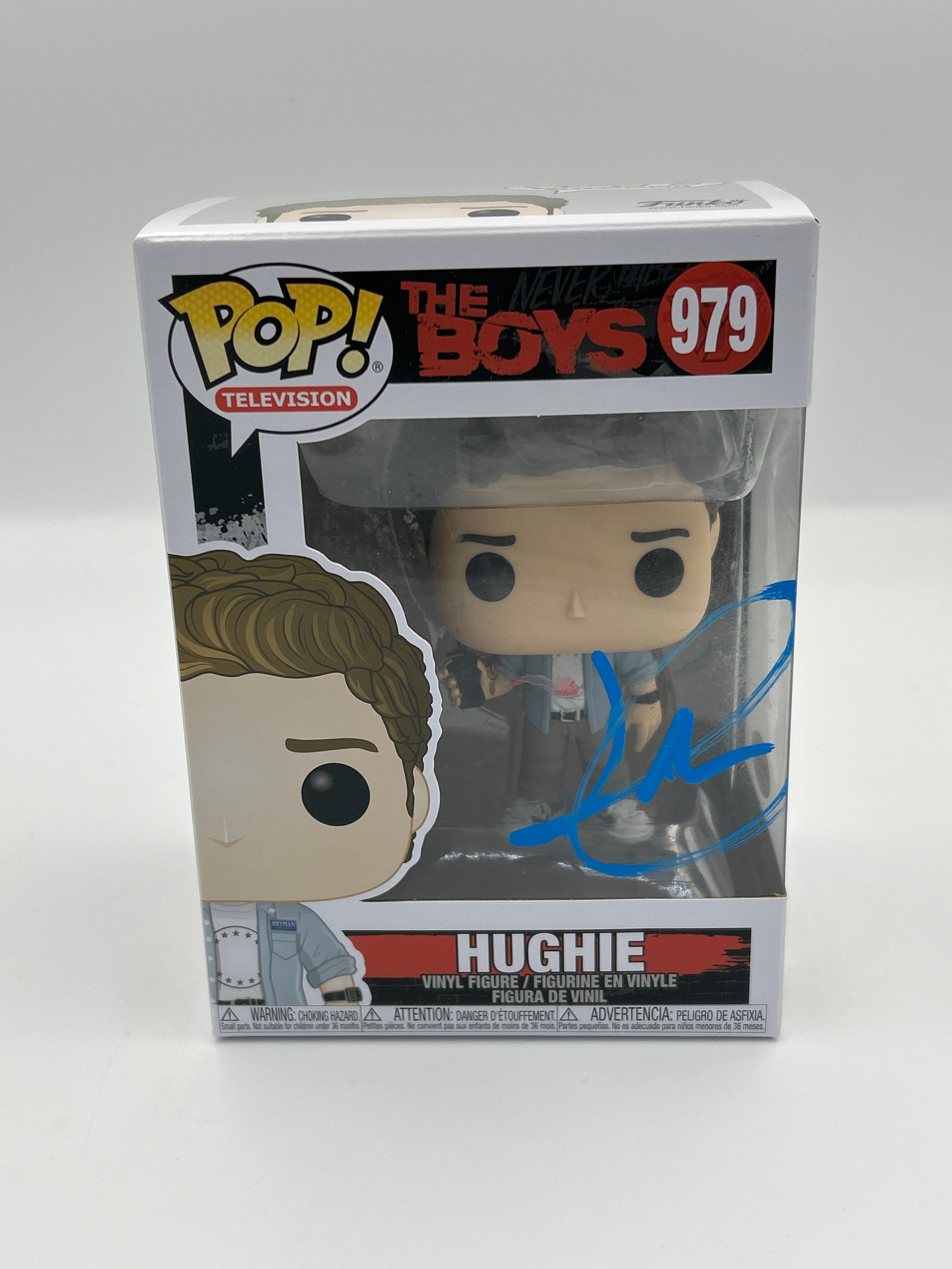 Hughie - #979 - Funko Pop! - The Boys - Signed By Jack Quaid - Certified Pop