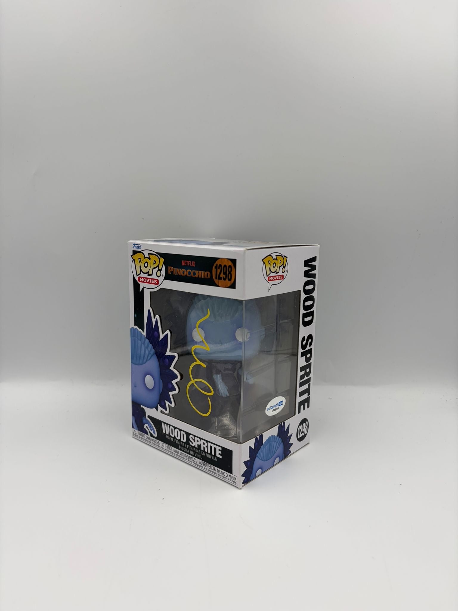 Wood Sprite - #1298 - Netflix Pinocchio - Signed By Tilda Swinton - Autographcoa Certified Funko Pop!