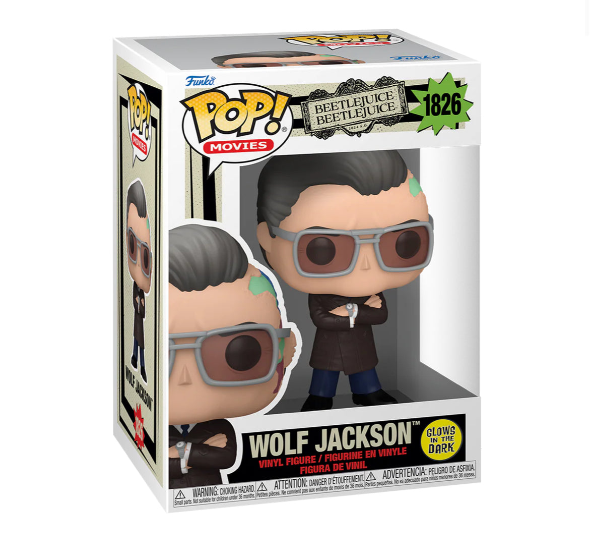 Wolf Jackson - #1826 - Funko Pop! - Movies  - Beetlejuice - GITD