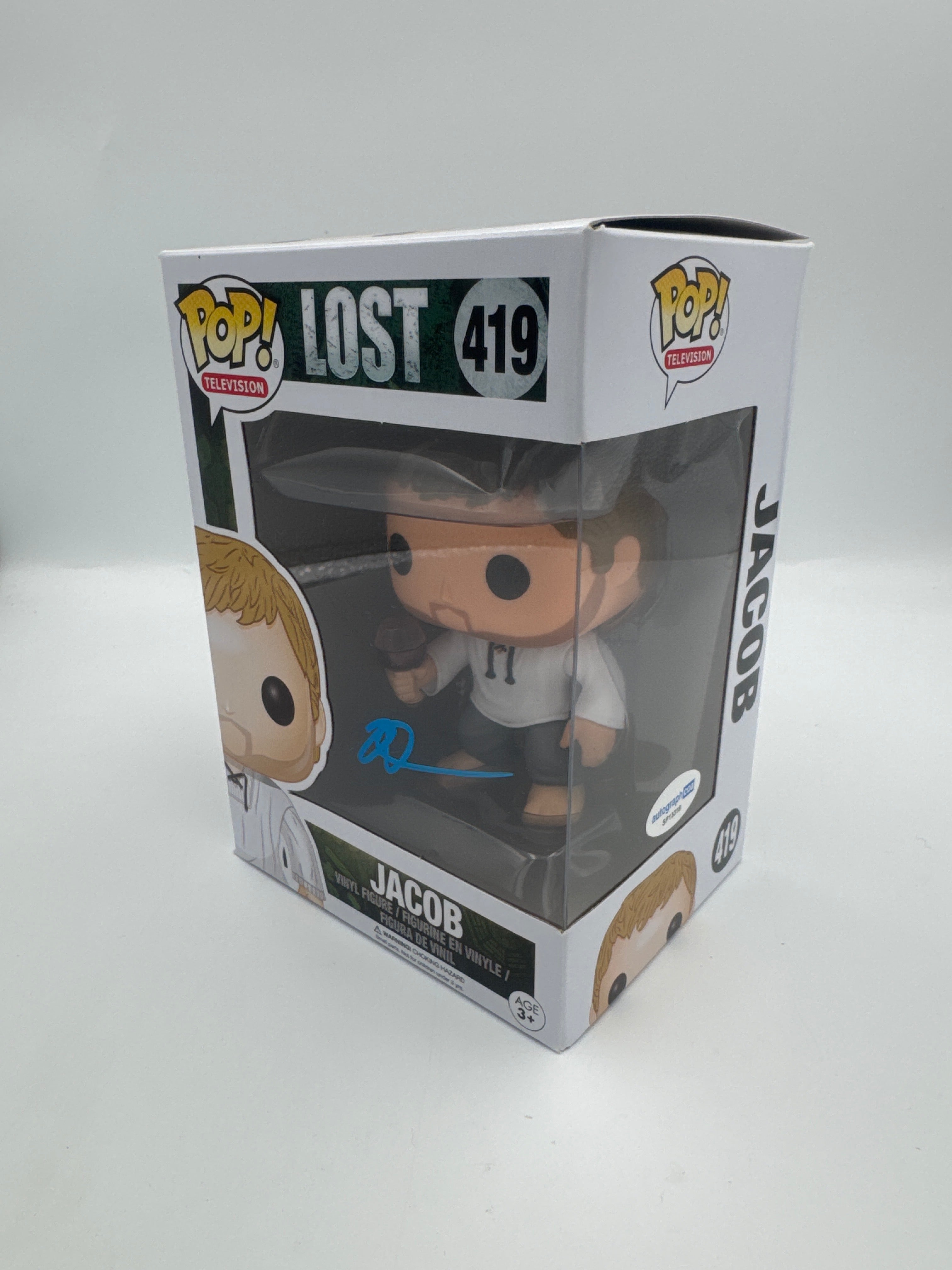 Jacob - #419 - Funko Pop! - Lost - Television - Signed By Mark Pellegrino - Certified by Autographcoa