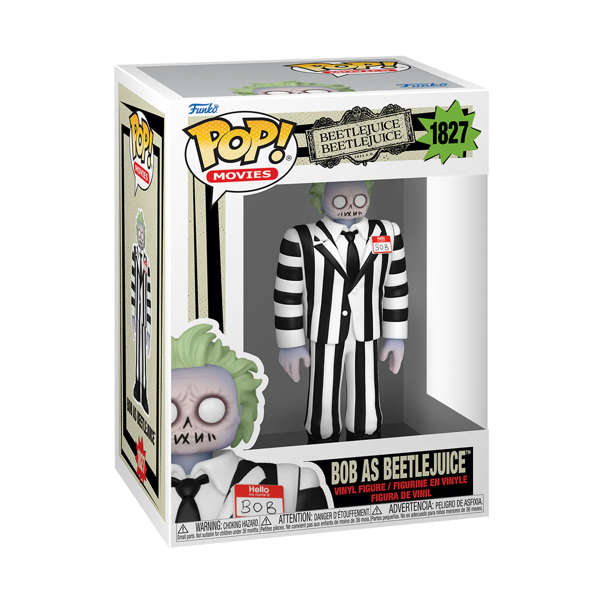 Bob As Beetlejuice - #1827 - Funko Pop! - Movies - Beetlejuice