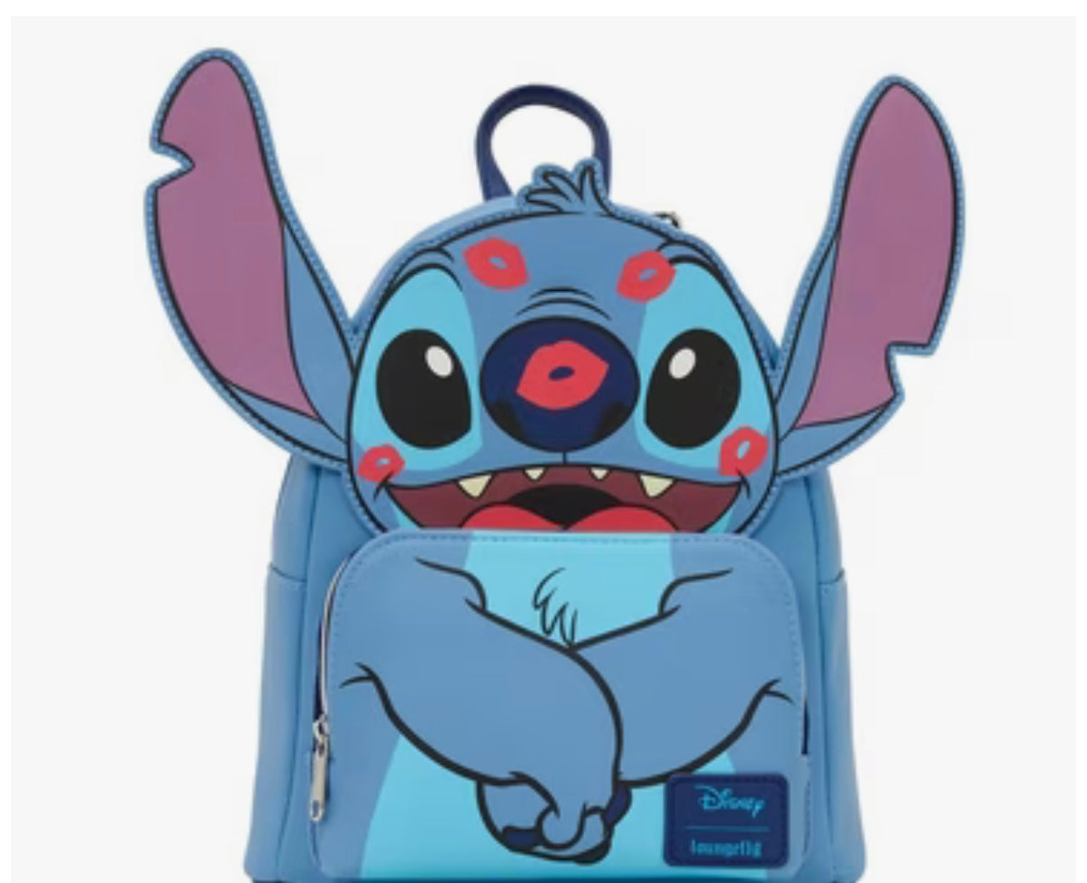 Disney Stitch Kisses Mini Backpack - Loungefly