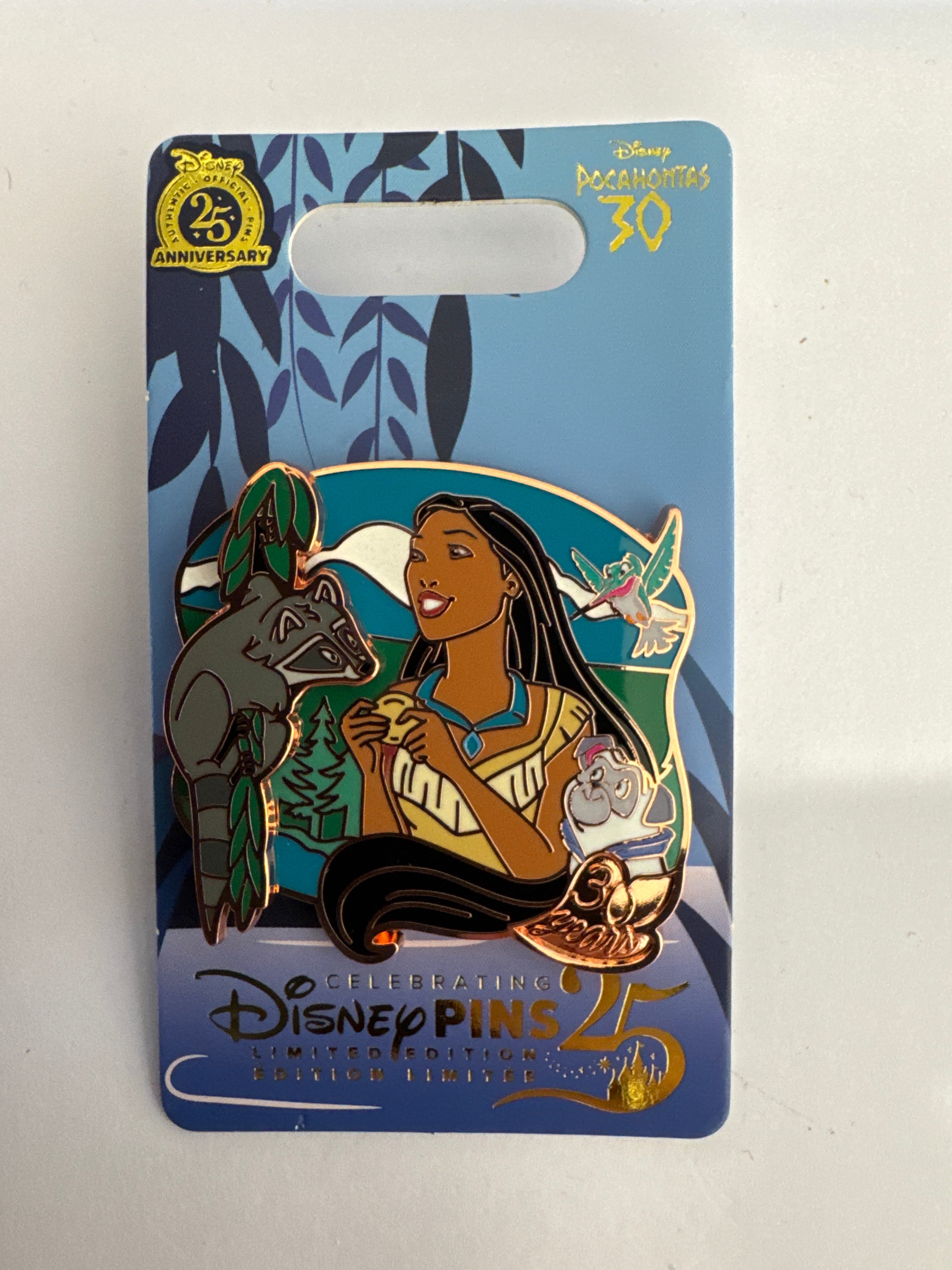 Disney Pocahontas - 25 Year Anniversary - Pin - Disney Pins - Limited Edition