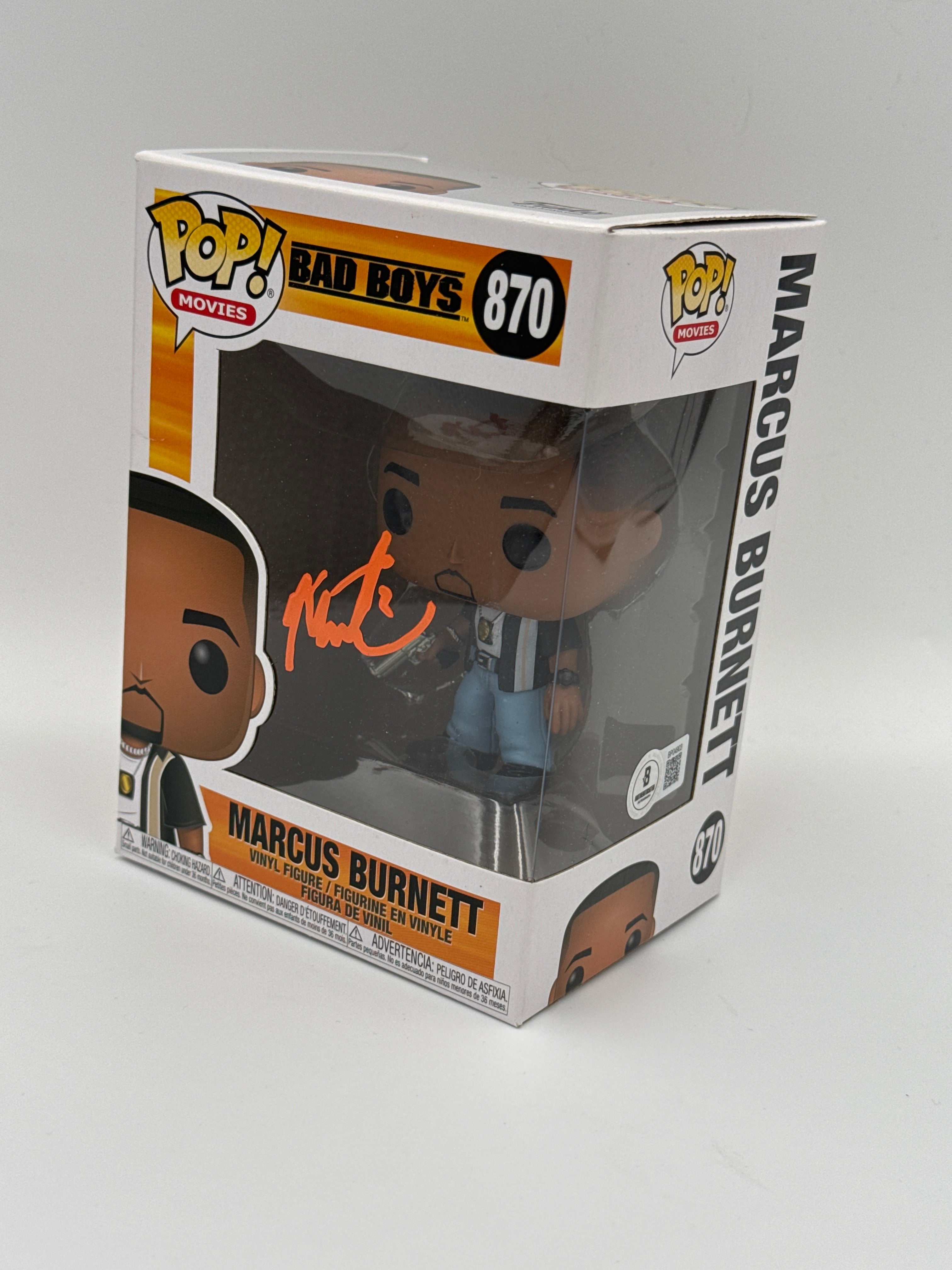 Marcus Burnett - #870 - Funko Pop! - Movies - Bad Boys - Signed By Martin Lawrence