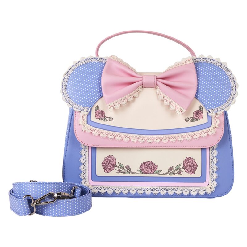 Disney Minnie Floral and Lace Ears Crossbody - Loungefly