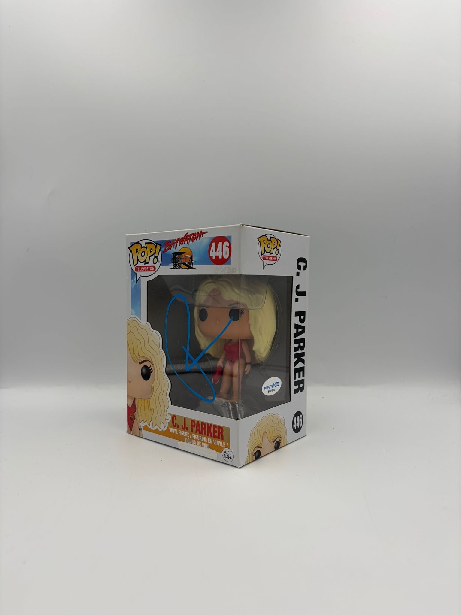 C.J. Parker - #446 - Baywatch - Signed By Pamela Anderson - Autographcoa Certified Funko Pop!