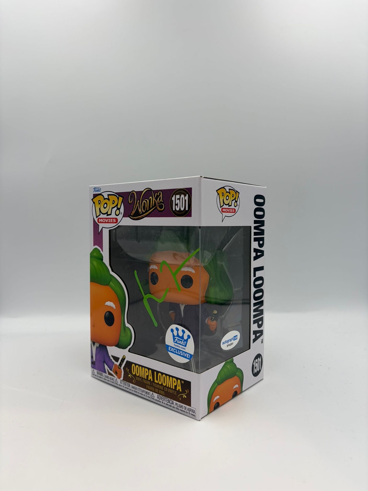 Oompa Loompa - #1501 - Funko Pop! - Willy Wonka & The Chocolate Factory - Funko Exclusive! - Signed By Hugh Grant