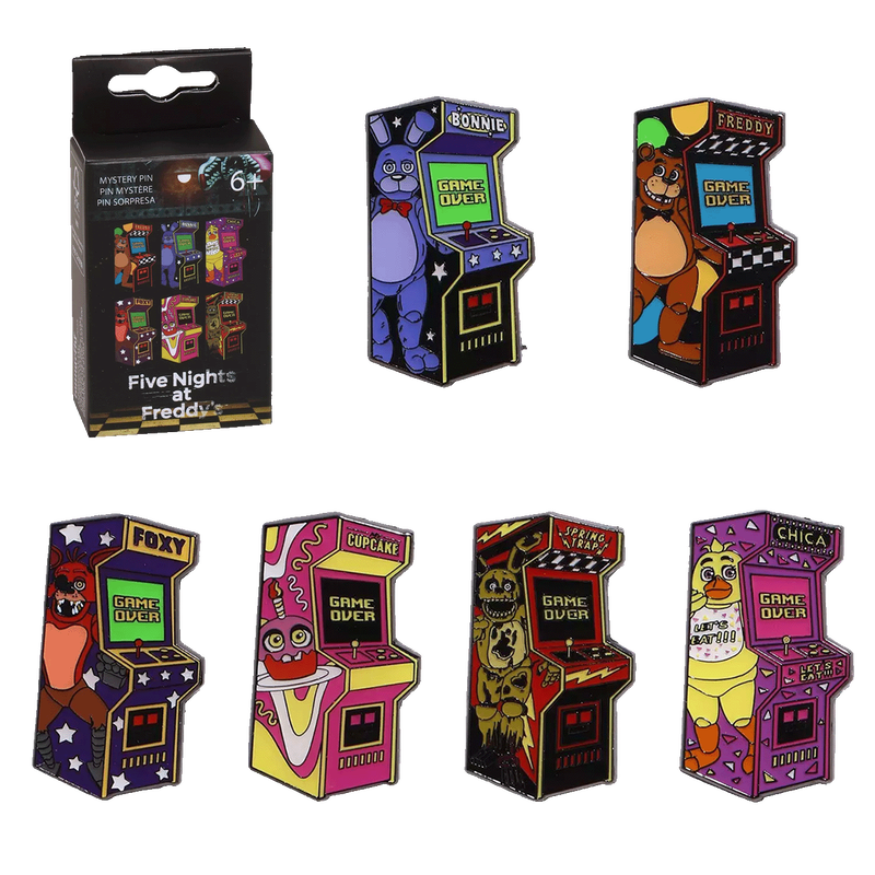 Five Nights At Freddy's Arcade Blind Box Enamel Mystery Box Pin - Loungefly - Pins