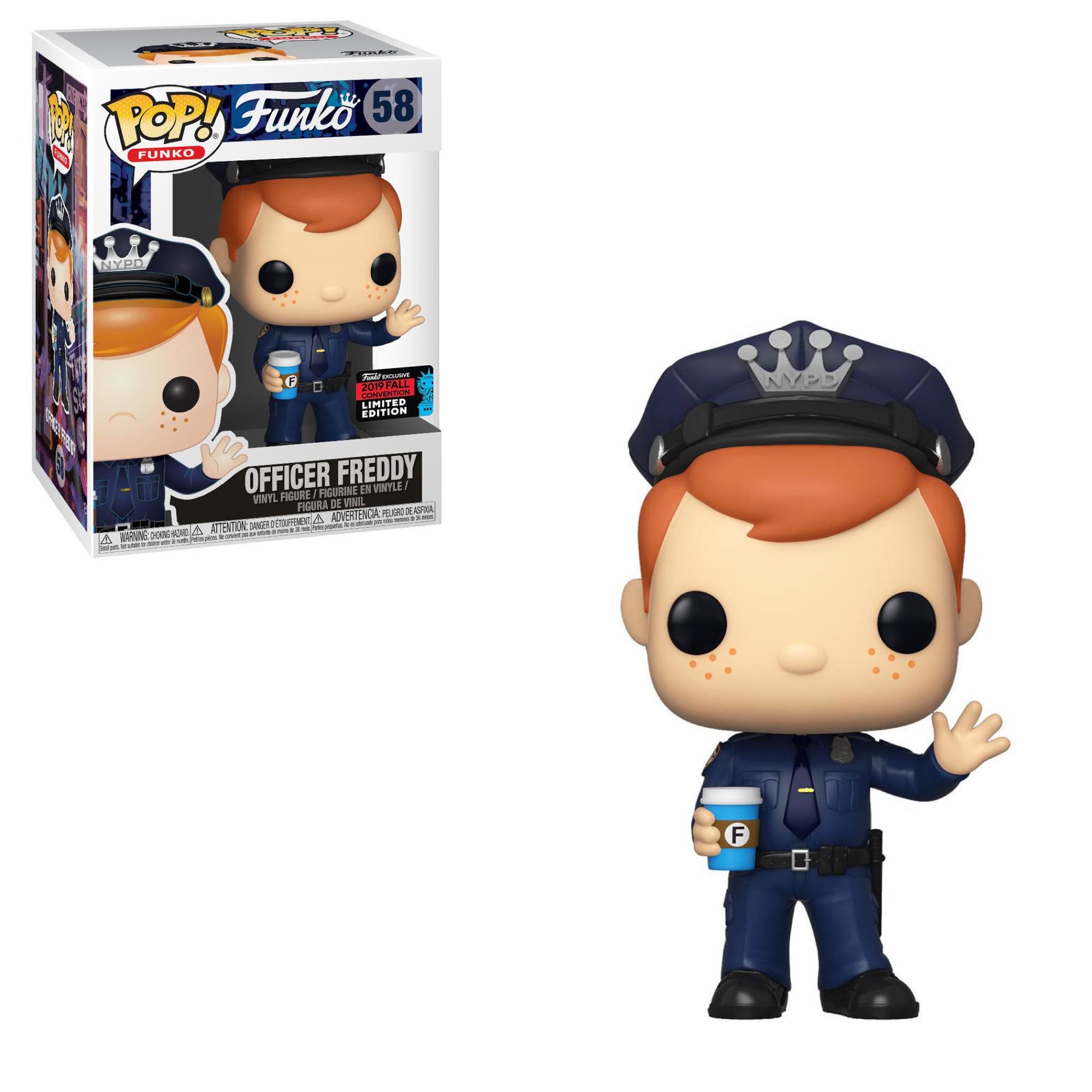 Officer Freddy- #58 - Funko Pop! - Funko - 2019 Fall Convention Limited Edition