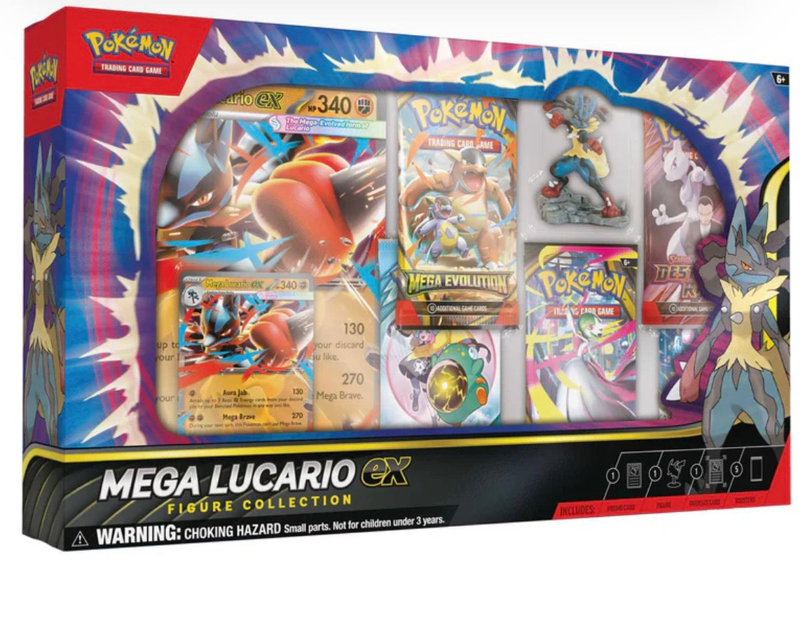 Pokémon TCG: Mega Lucario ex Figure Collection - Case of 6