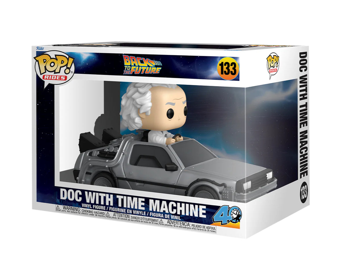 Doc with Time Machine - #133 - Funko Pop!  - POP Rides - Movies - Back to the Future 2