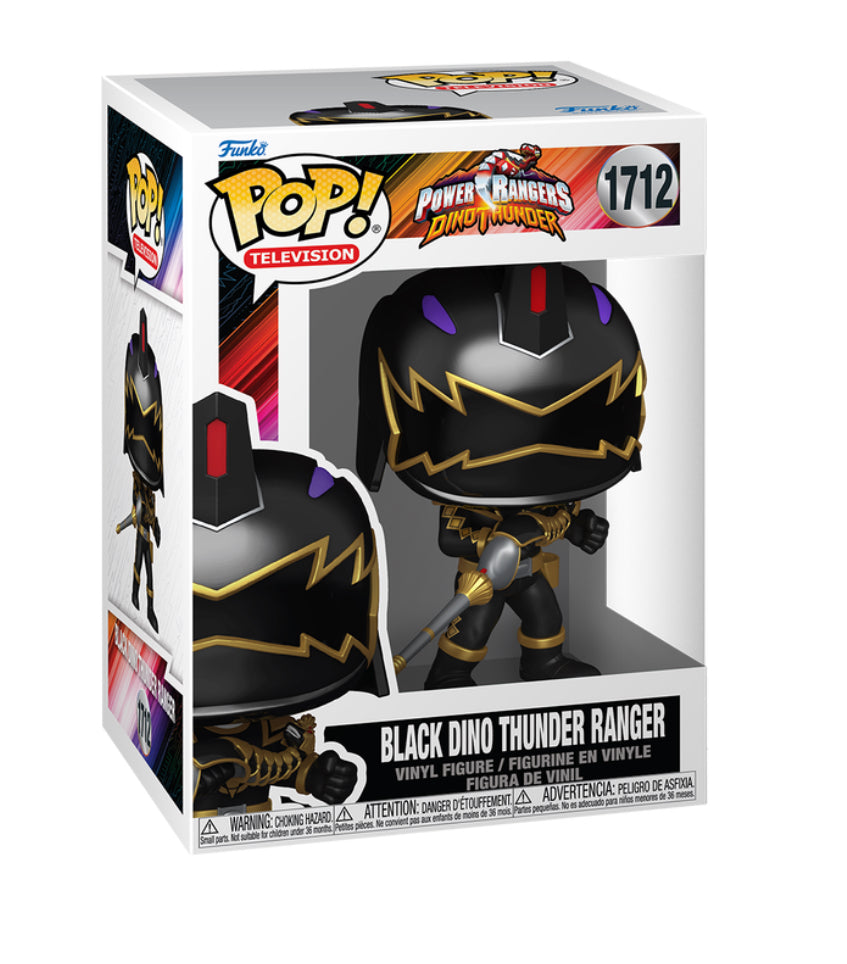 Black Dino Thunder Ranger - #1712 - Funko Pop! - Television - Power Rangers