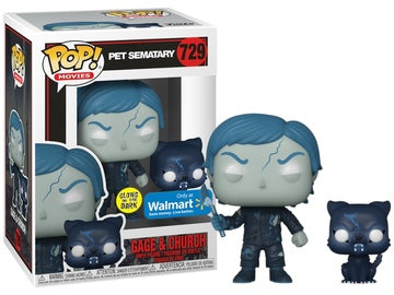 Gage & Church- #729 - Funko Pop! - Movies - Pet Sematary - GITD - Walmart Exclusive