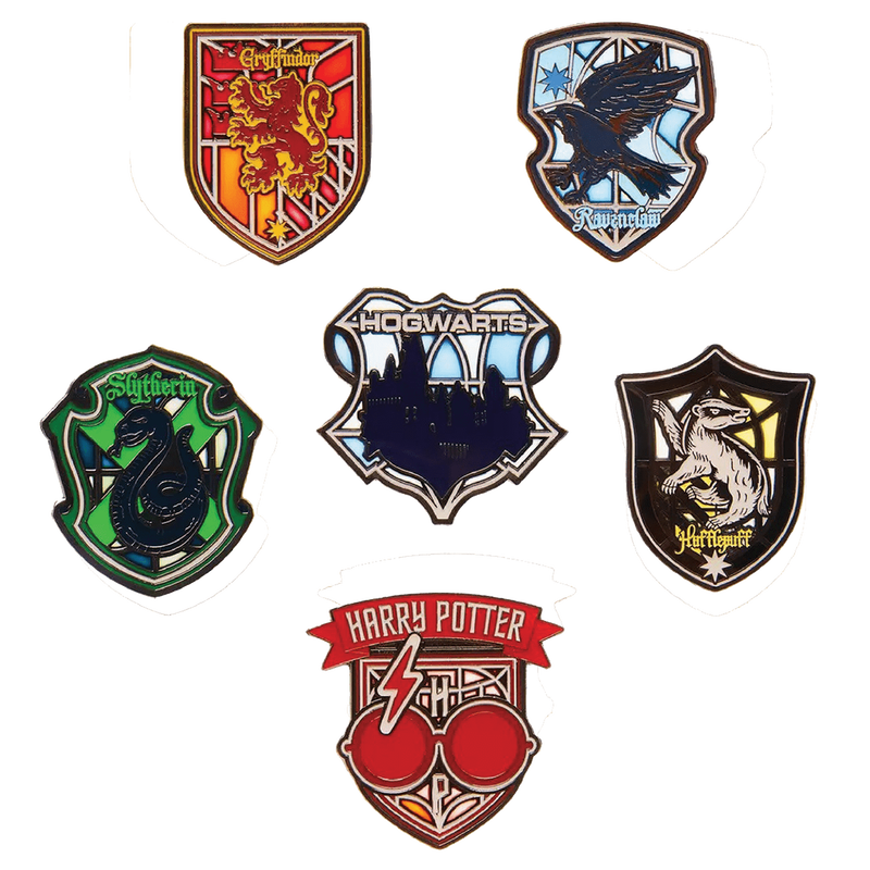 Harry Potter Stained Glass Blind Box Mystery Pin - Loungefly