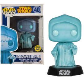 Holographic Emperor Palpatine - #40- Funko Pop! - Star Wars - GITD
