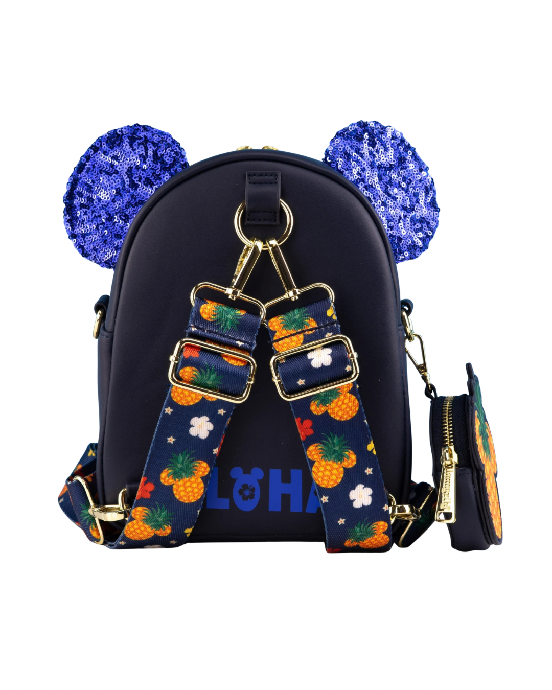Disney Tropical Mickey Convertible Mini Backpack - Loungefly
