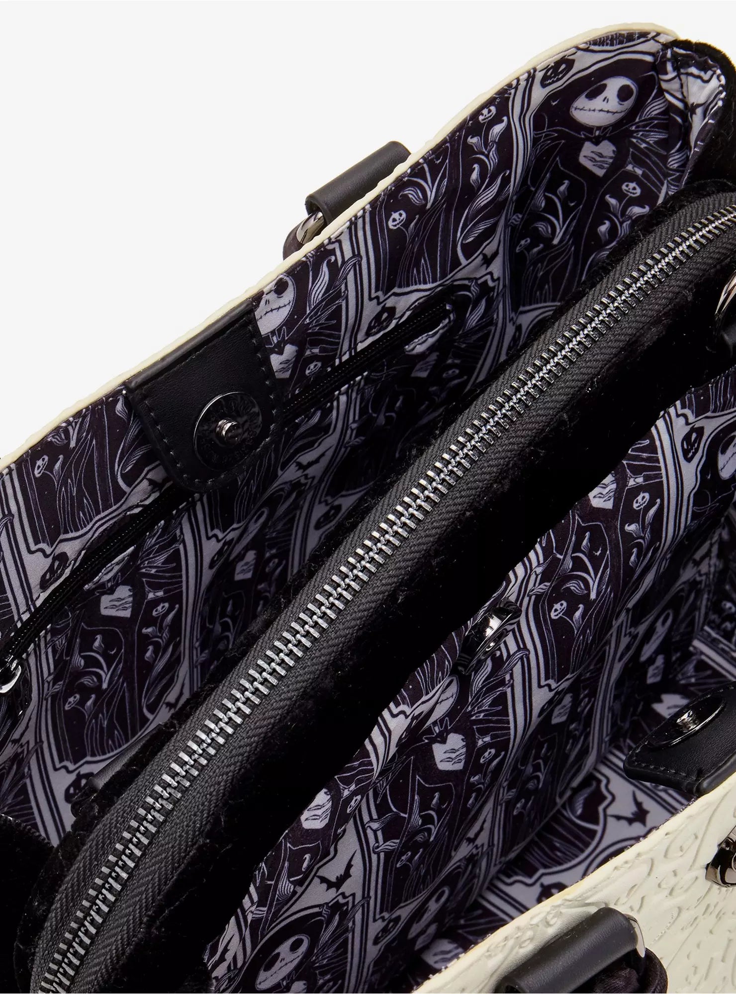 Disney The Nightmare Before Christmas Paisley Embossed Handbag (10th Anniversary Edition) - Loungefly