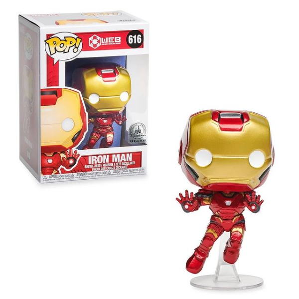 Iron Man - #616 - Funko Pop! - Web - Disney Parks Exclusive