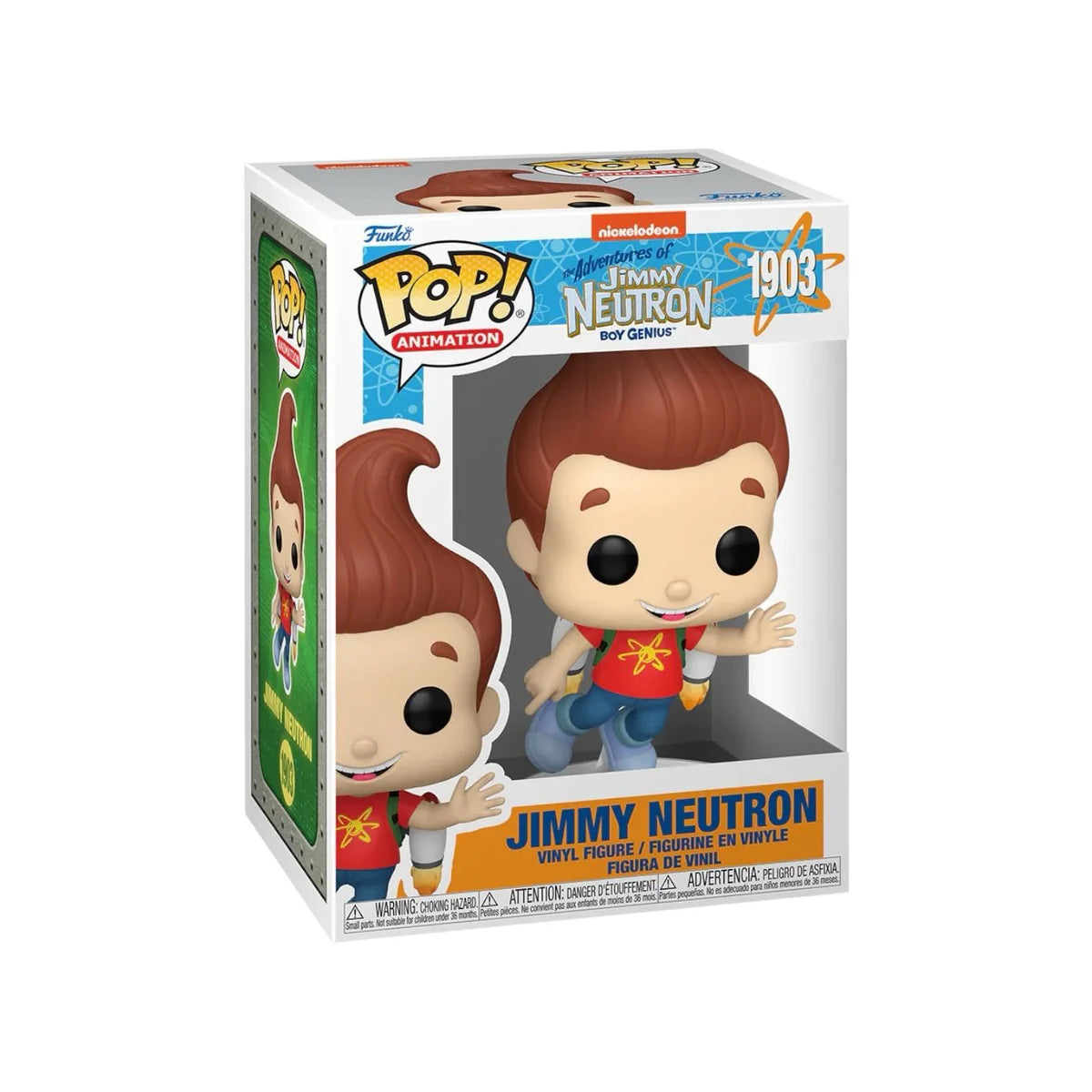 Jimmy Neutron  - #1903 - Funko Pop! - Animation - Nickelodeon - The Adventures of Jimmy Neutron