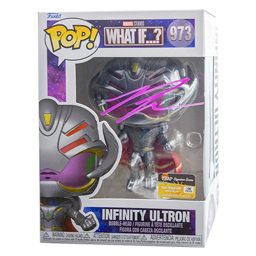 Infinity Ultron - #973  - Funko Pop! - Marvel - What IF? - Signed By Ross Marquand - 7BAP 100 PCS