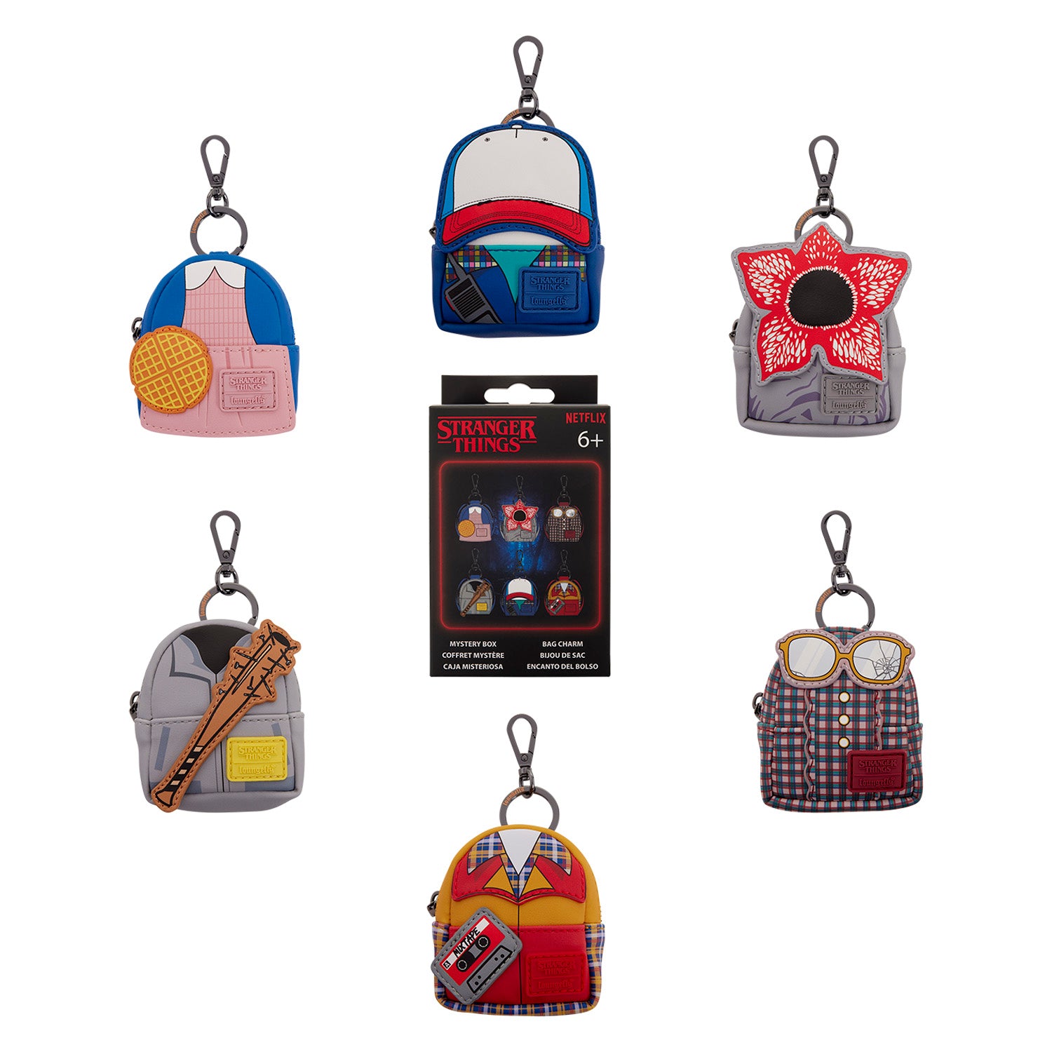 Netflix Stranger Things 10th Anniversary Mystery Mini Backpack Keychain Charms - Bag charm - 31st July 2026