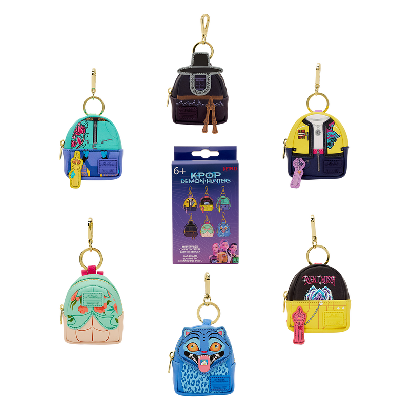 Demon Hunters Cosplay Mystery Mini Backpack Keychain Charm - Loungefly