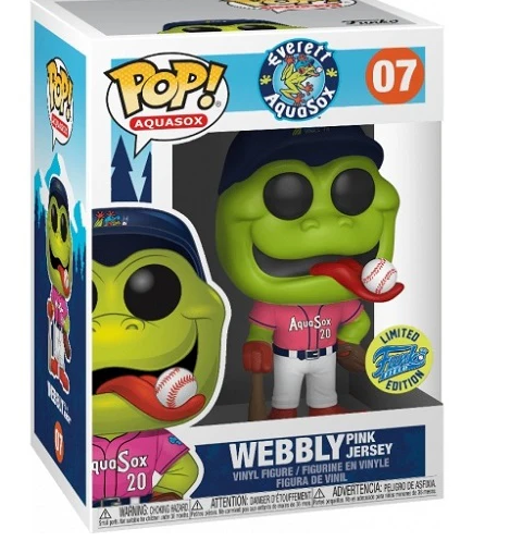 Webbly (Pink Jersey) - #03 - Funko Pop! - Aquasox - Funko Field Limited Edition