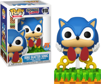 Ring Scatter Sonic - #918 - Funko Pop! - Sonic the Hedgehog - PX exclusive