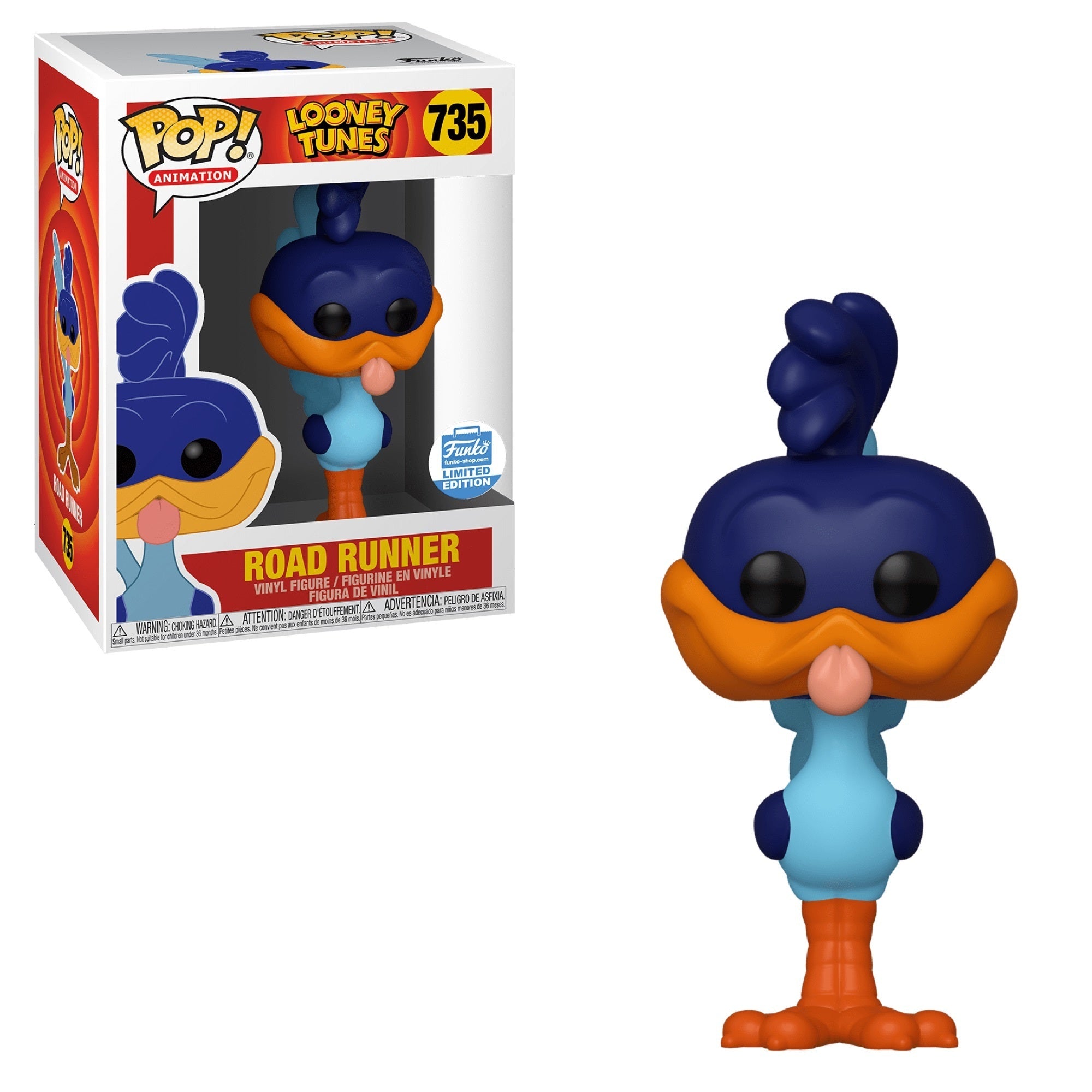 Road Runner - #735 - Funko Pop! - Looney Tunes - Funko Limited Edition