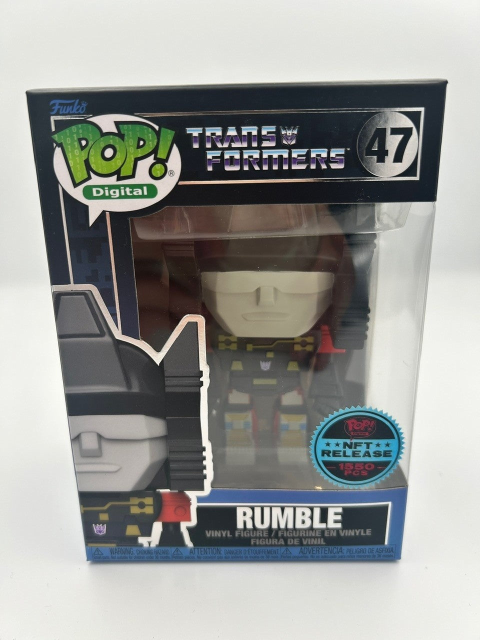 Rumble - #47 - Funko Pop! -Digital - Transformers - Release 1550 Pcs
