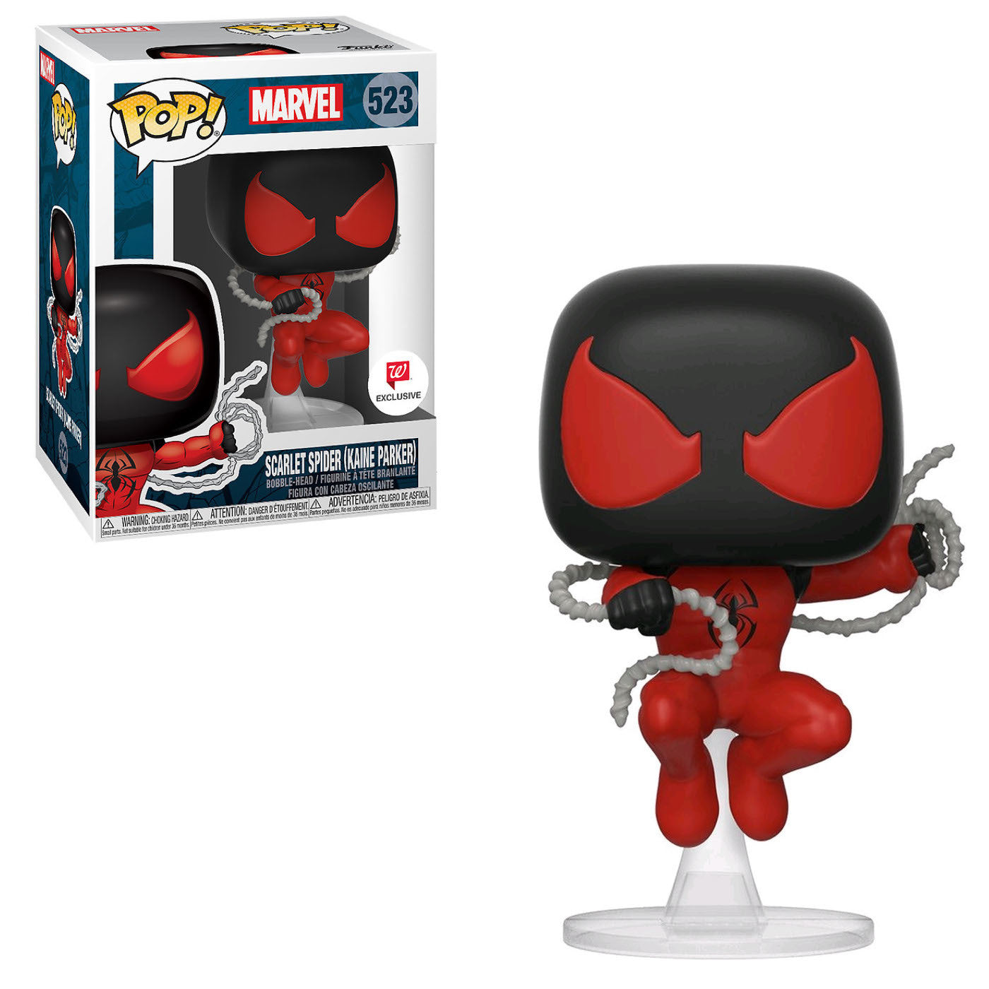 Scarlet Spider (Kaine Parker)- #523 - Funko Pop! - Marvel - Walgreens exclusive