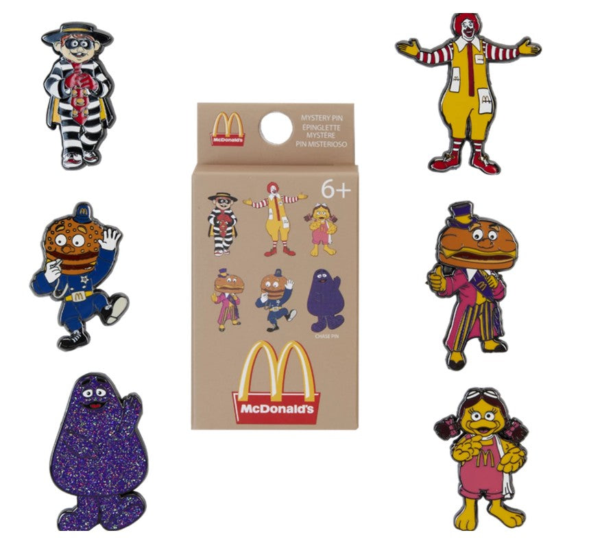 McDonalds Characters Blind Box Mystery Pin- Loungefly