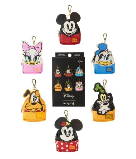 Mickey and Friends Mini Backpack Mystery Bag Charm - Loungefly