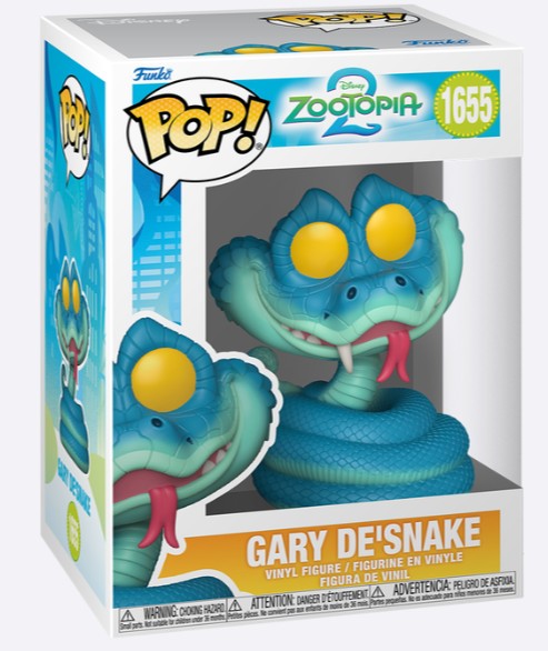 Gary De'Snake - #1655 - Funko Pop! - Disney - Zootopia 2
