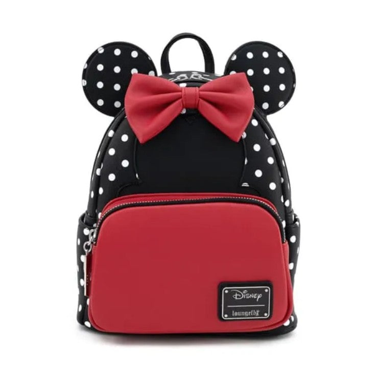 Disney Minnie Mouse Black and White Polka Dot - Loungefly