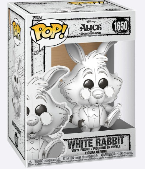 White Rabbit - #1650 - Funko Pop! - Sketched Deco - Disney - Alice in Wonderland