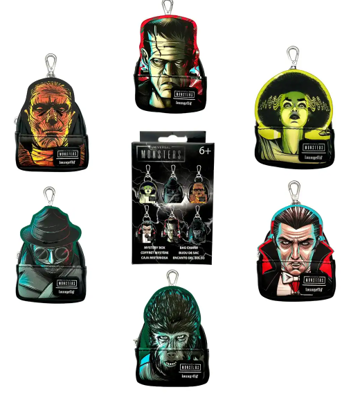 AMC Universal Monsters Mutli Char Mini Backpack Mystery Bag Charms – Loungefly