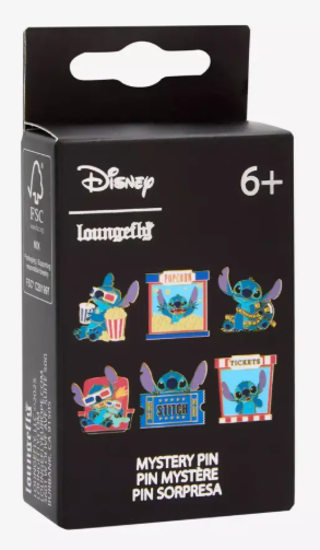 Stitch At The Movies Blind Box Enamel Pins - Loungefly