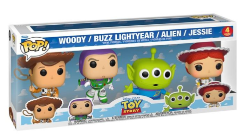 Woody / Buzz Lightyear/ Alien / Jessie - 4Pk - Funko Pop! - Disney - Toy Story