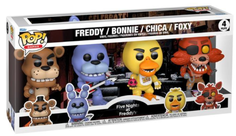 Freddy / Bonnie / Chica / Foxy - 4Pk - Funko Pop! - FNAF