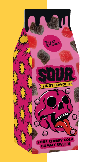 Sour Cherry Cola Gummy Sweets - Treat Kitchen