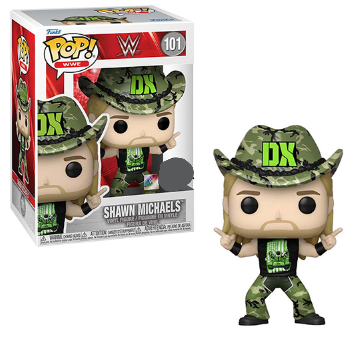 Shawn Michaels POP and Pin - #101 - Funko Pop! -  WWE - Gamestop Exclusive