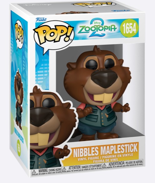 Nibbles Maplestick - #1654 - Funko Pop! - Disney - Zootopia 2
