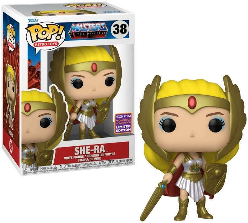 She-Ra - #38 - Funko Pop! - Retro Toys - Masters Of The Universe - Funko 2022 Wonderous Con Limited Edition